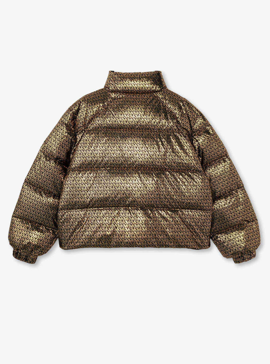 メタリック MKロゴ パファー ジャケット