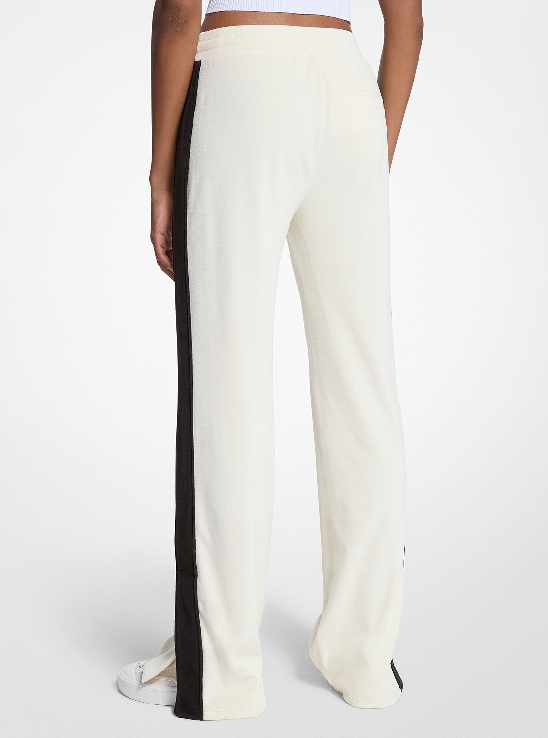 公式アウトレット】ベロア ワイドレッグ トラックパンツ - スカート