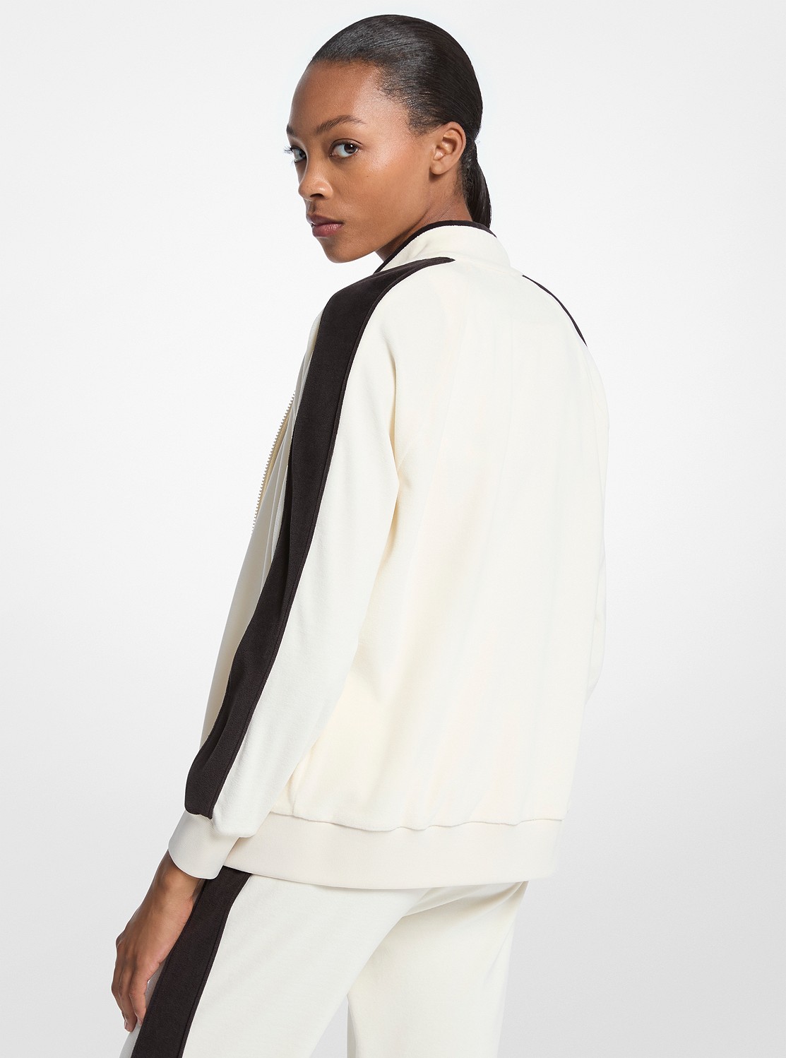 【極美品】マイケルコース　トラックジャケット　総柄 極美品】マイケルコース トラックジャケット 総柄 公式アウトレット