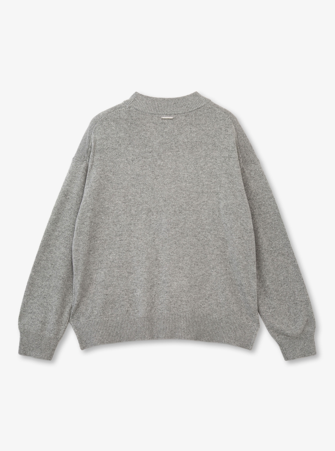 MKラインストーンロゴ クルーネック セーター