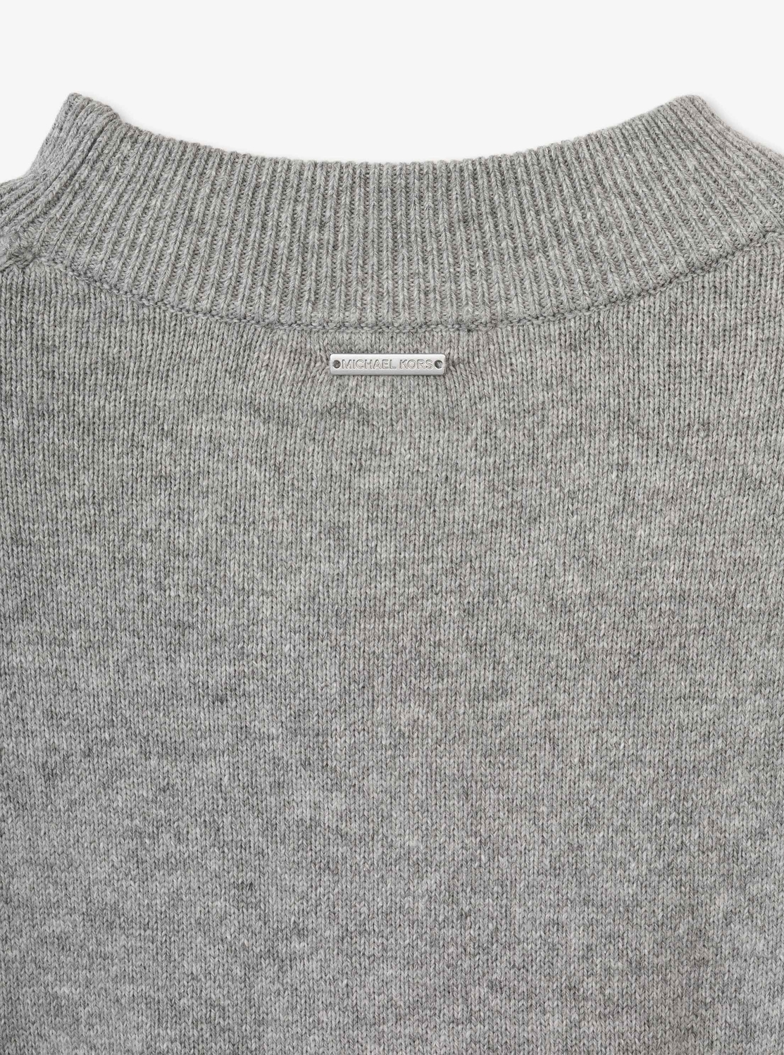 MKラインストーンロゴ クルーネック セーター