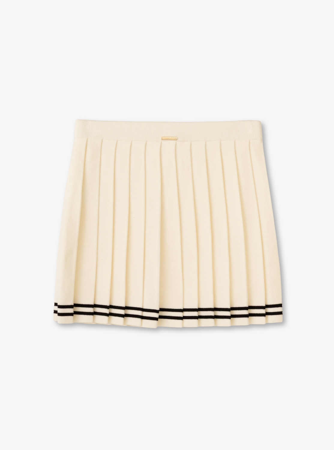 ストライプ ヘム プリーツ スカート