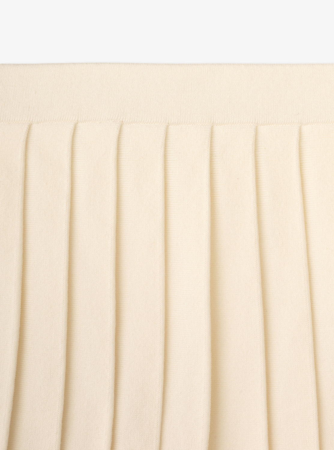 ストライプ ヘム プリーツ スカート