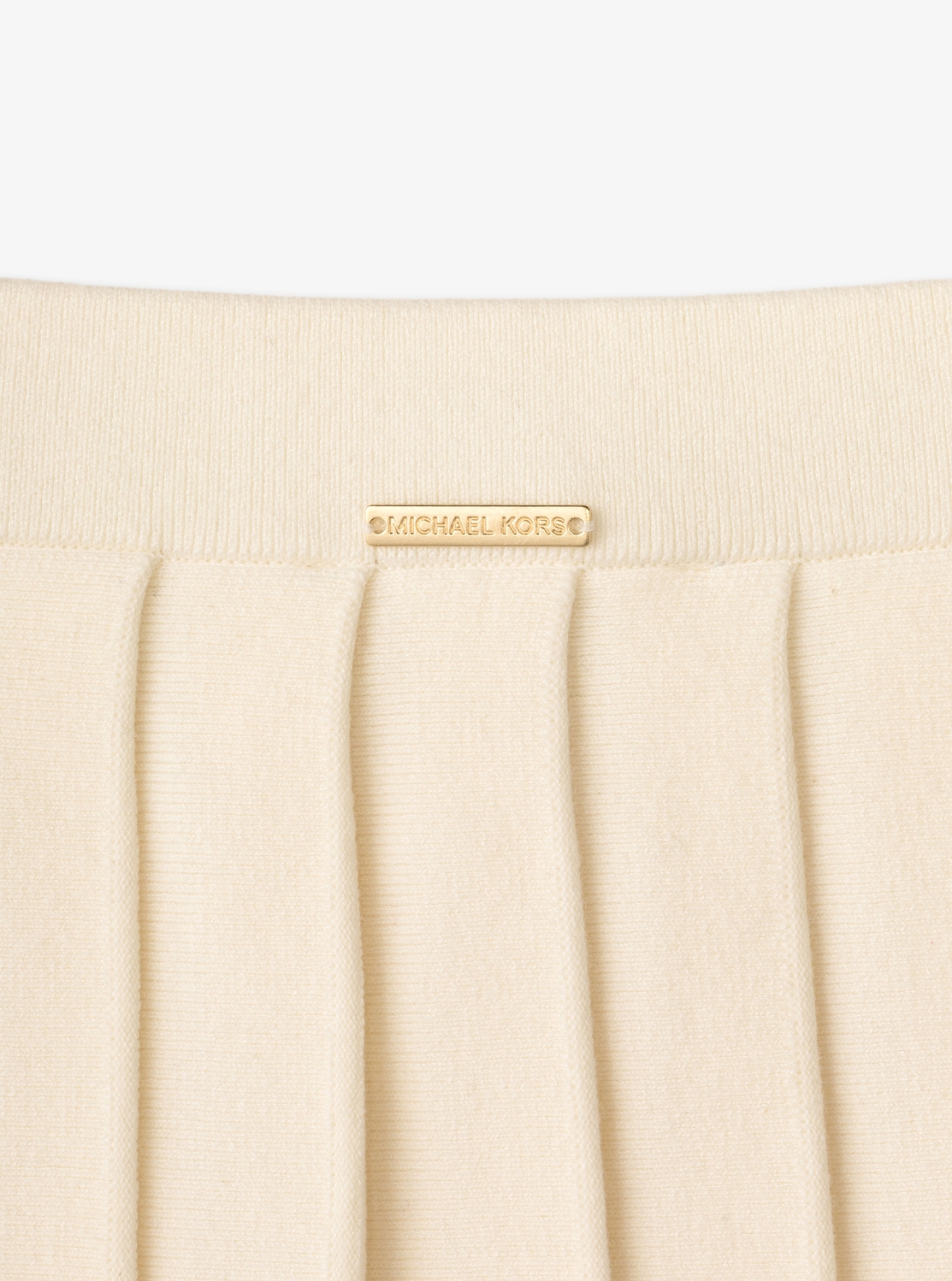 ストライプ ヘム プリーツ スカート