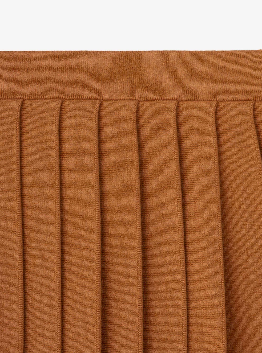 ストライプ ヘム プリーツ スカート