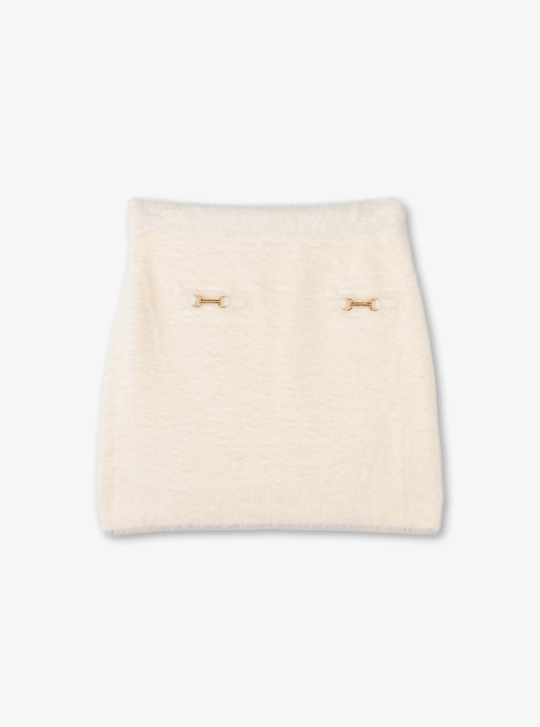 フェザー テクスチャー ミニスカート