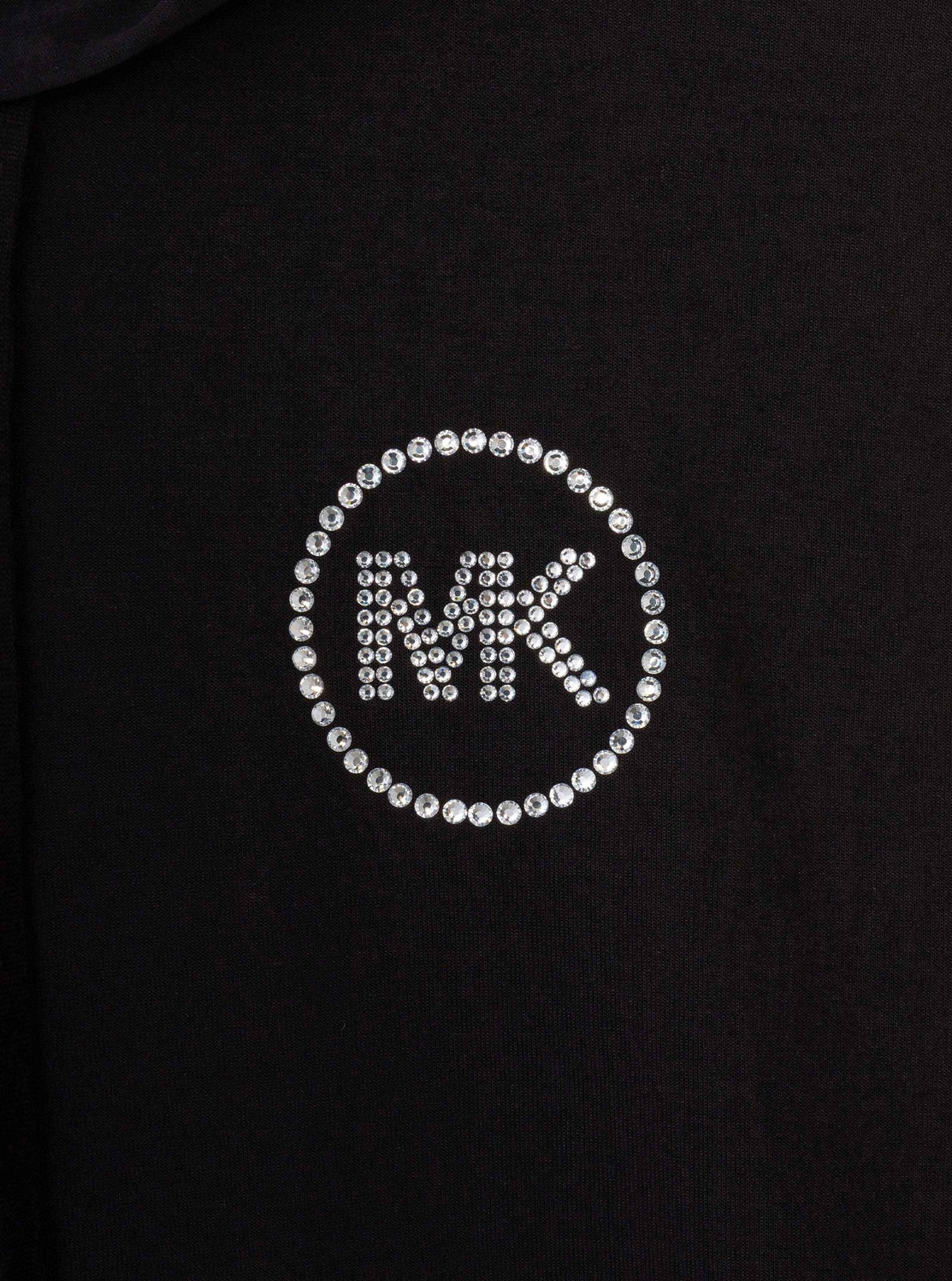 ラインストーン ロゴ フーディー ドレス