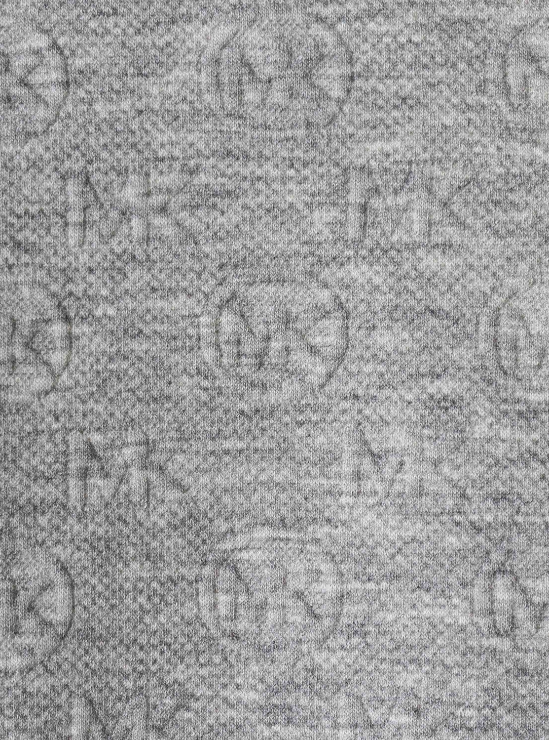 MK CHARM ジャカード クロップ ジップ フーディー