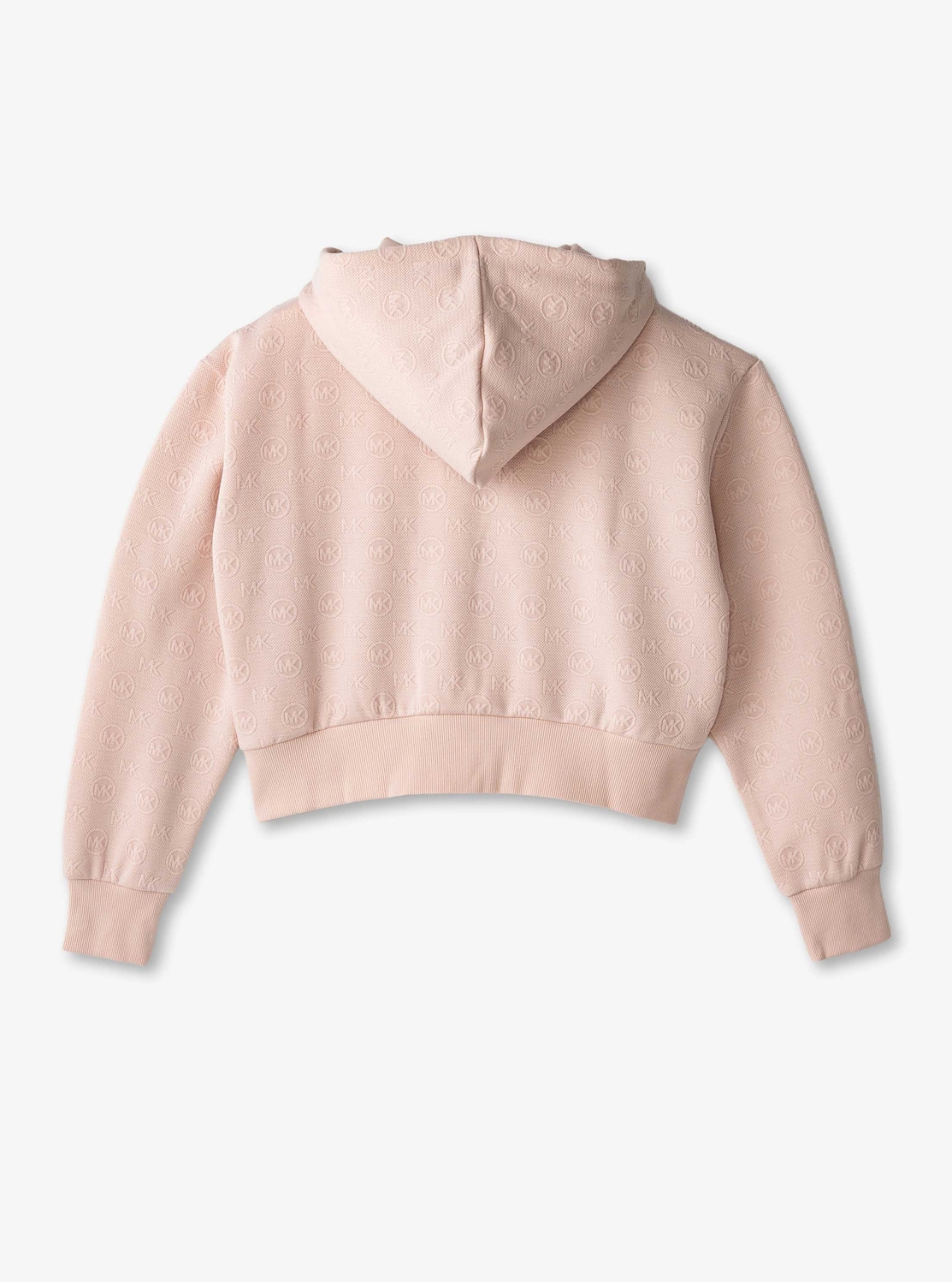 公式アウトレット】MK CHARM ジャカード クロップ ジップ フーディー