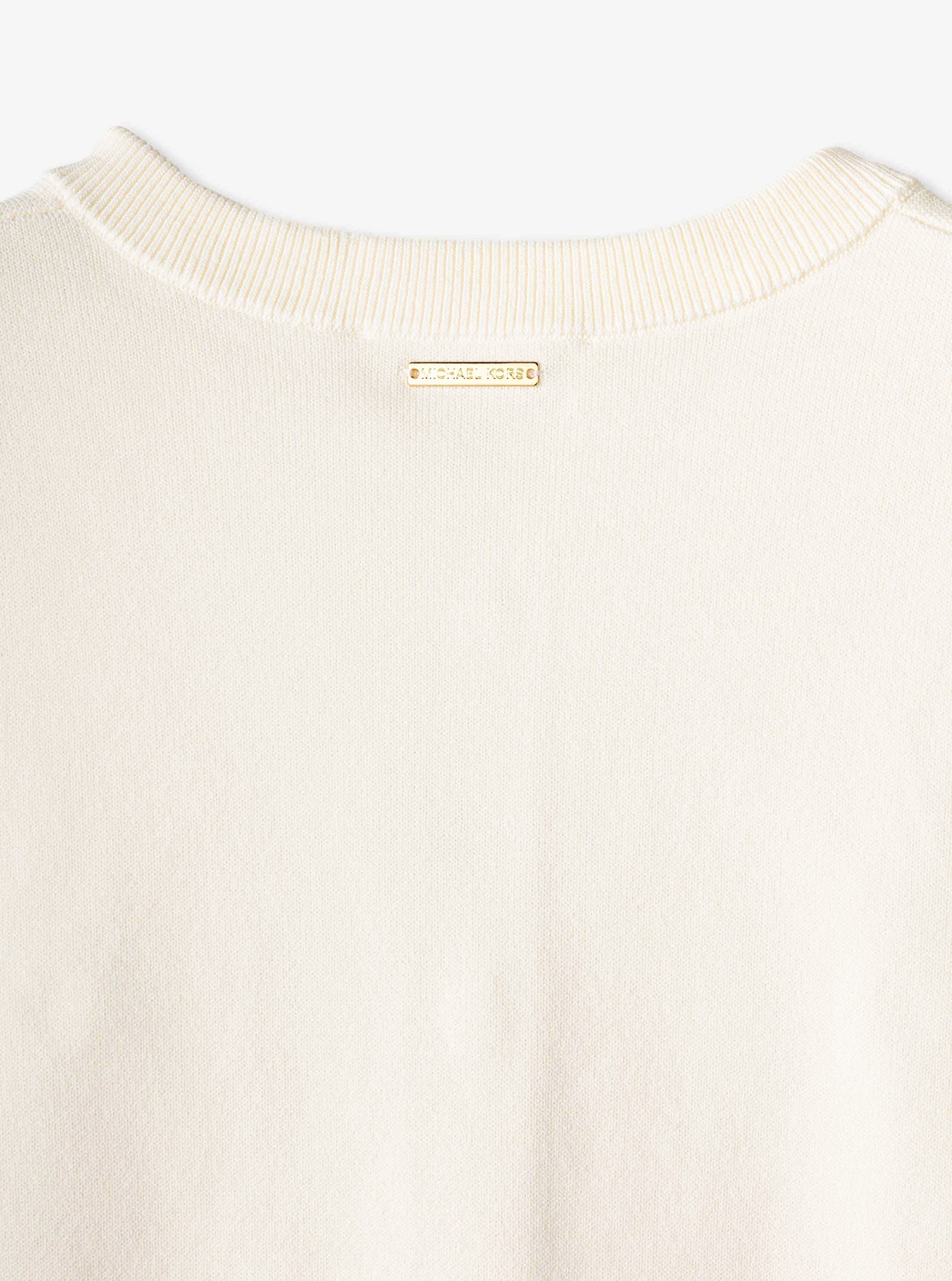 MICHAEL KORS ホワイト カーディガン M 公式アウトレット】ストレッチ ニット カーディガン - トップス