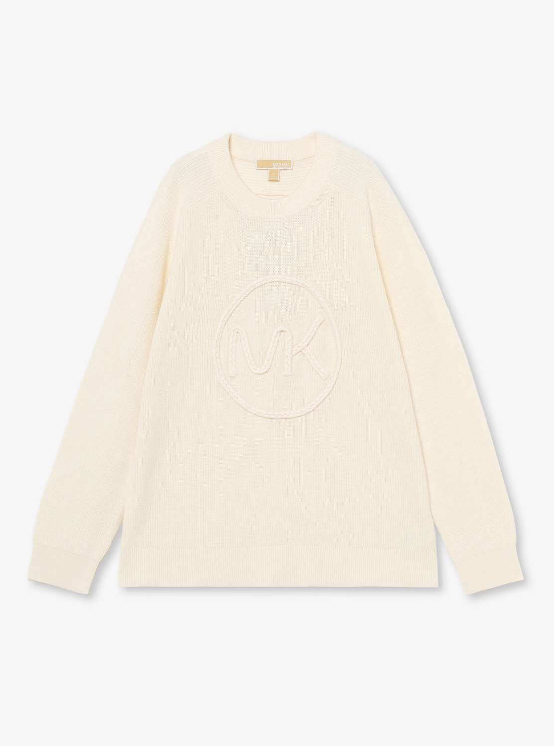 MICHAEL KORS マイケルコース ニット 公式アウトレット】MKラインストーンロゴ クルーネック セーター