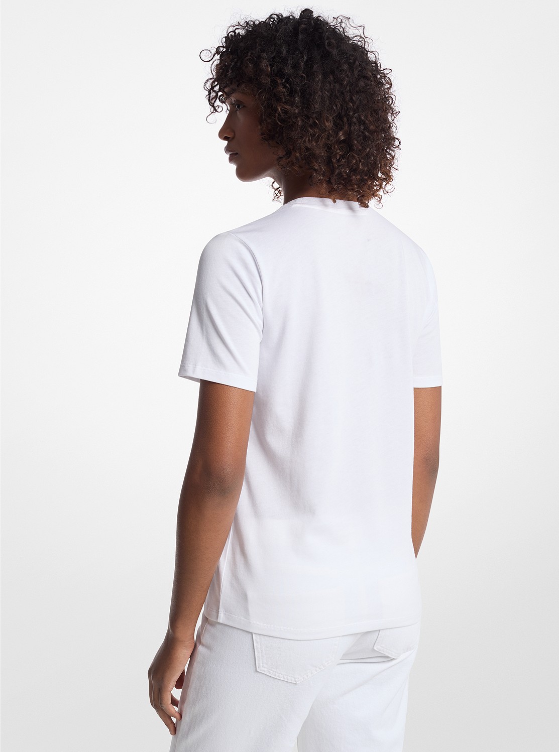 MICHAELKORS/ラインストーン サークル ロゴ Tシャツ セール】ラインストーン MK サークル ロゴ Tシャツ（Tシャツ