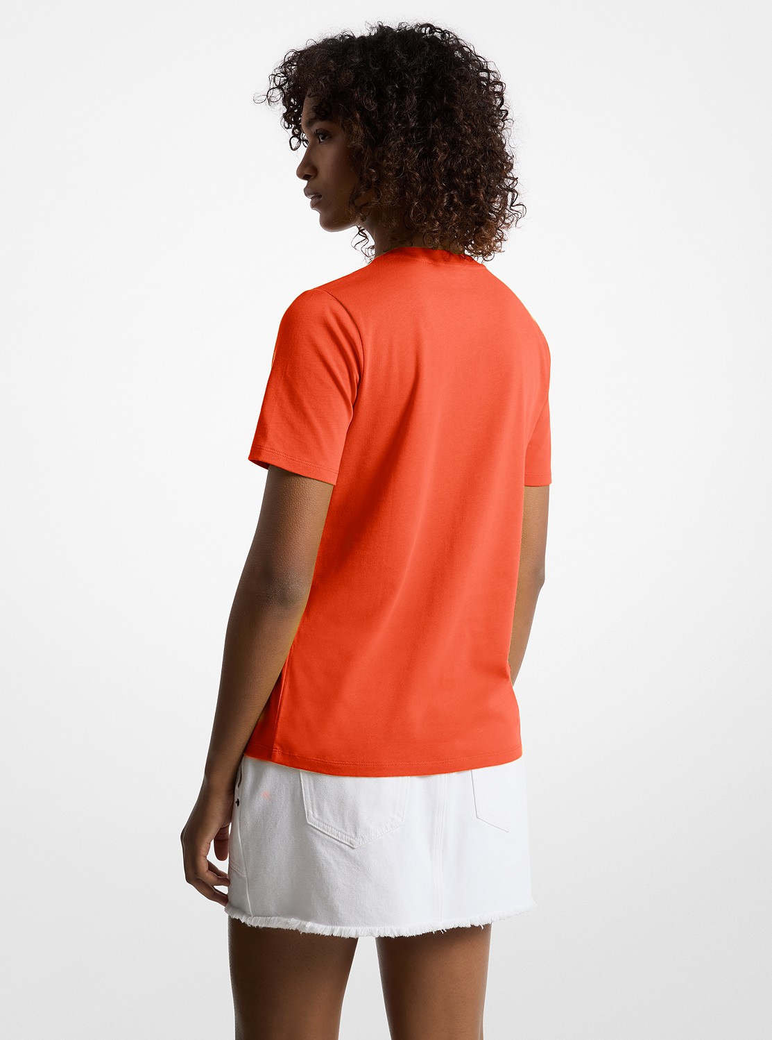 ☆MICHAEL KORS☆ ラインストーン MK サークル ロゴ Tシャツ セール】ラインストーン MK サークル ロゴ Tシャツ（Tシャツ