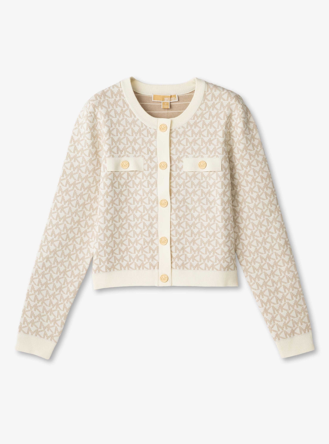 公式アウトレット】MK DOT ロゴ ジャカード クロップ ジャケット