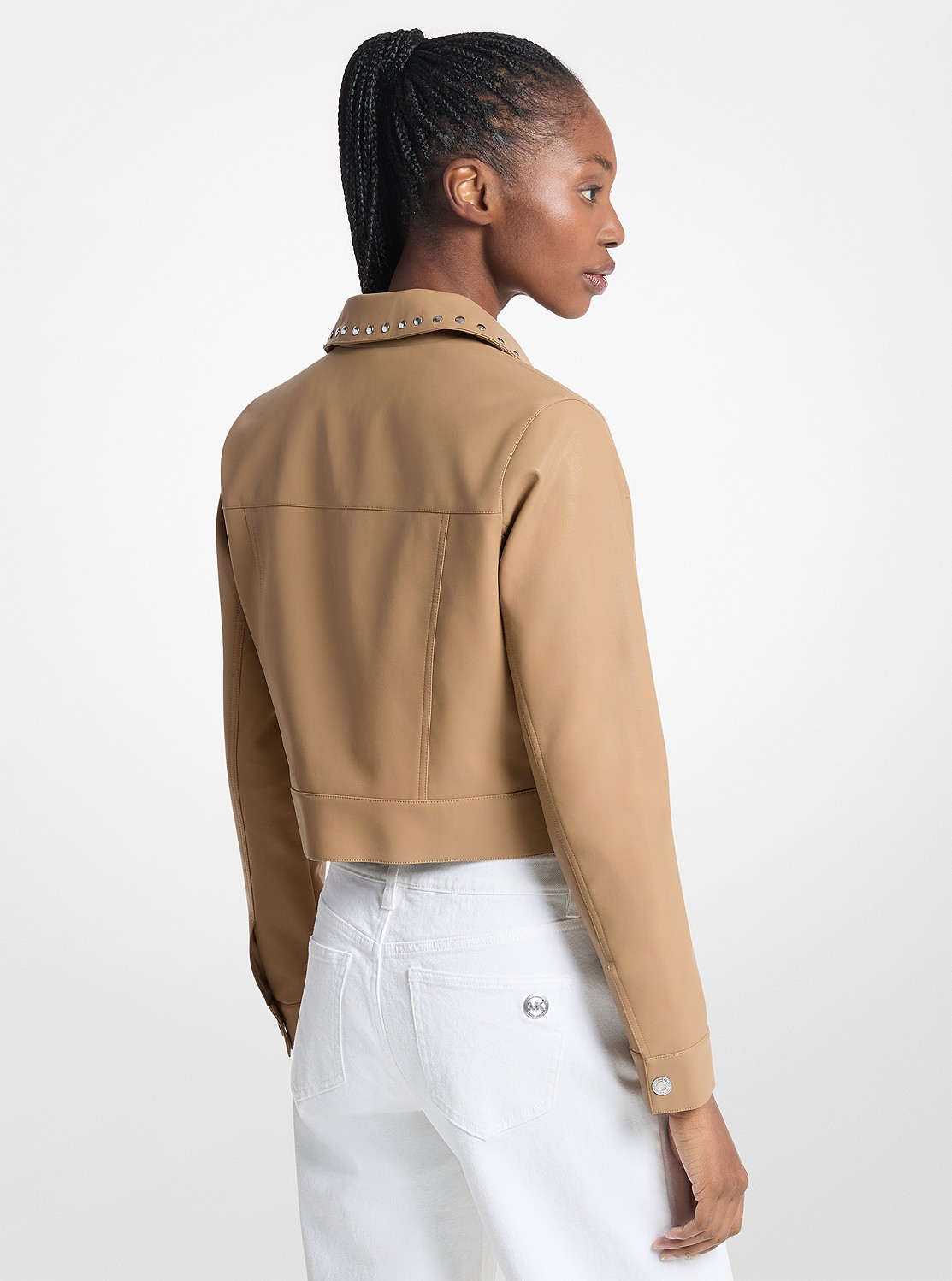 FAUX LEATHER JKT