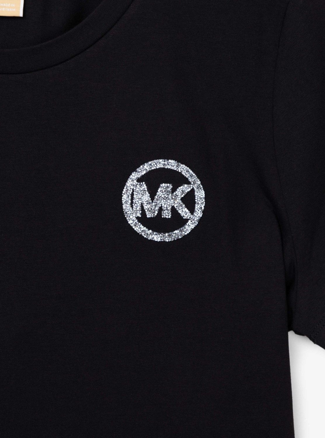 エンベリッシュ ロゴ ストレッチ コットン ジャージー Tシャツ