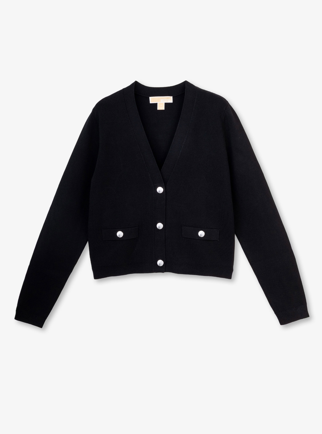 マイケルコース　MICHAEL KORS カーディガン　ブラック MICHAEL KORS マイケルコース スパンコール ニット カーディガン sizeS