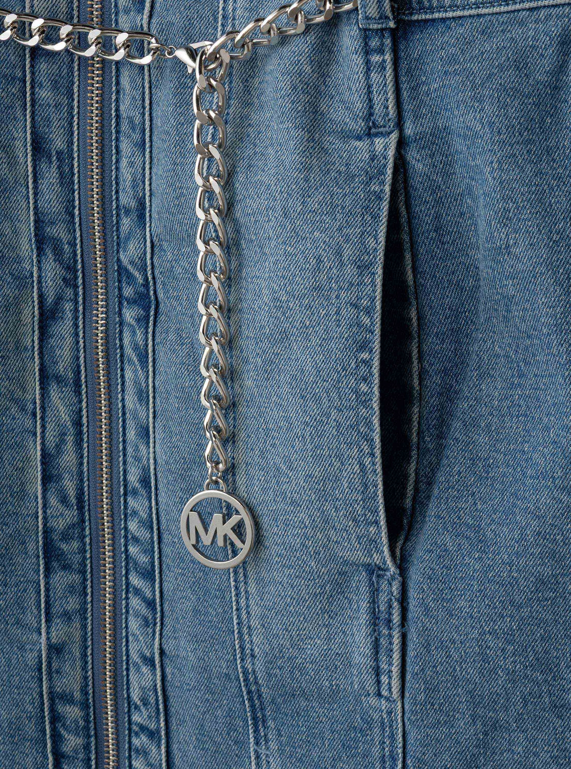 【MICHAEL KORS】 シルバー スパンコール ミニワンピ 公式アウトレット】 オンライン限定価格 ワンピース・ドレス