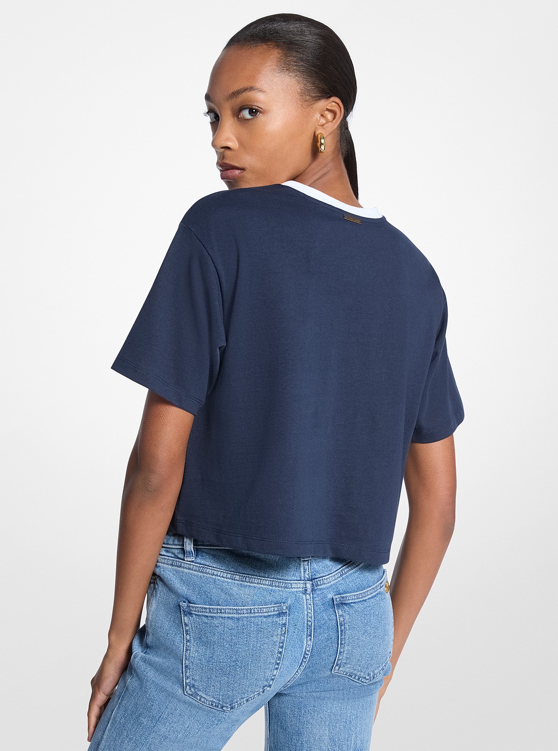 レターロゴ コットン Tシャツ