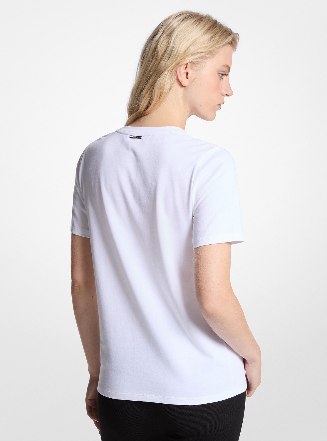 ロゴチャーム コットンジャージー Tシャツ