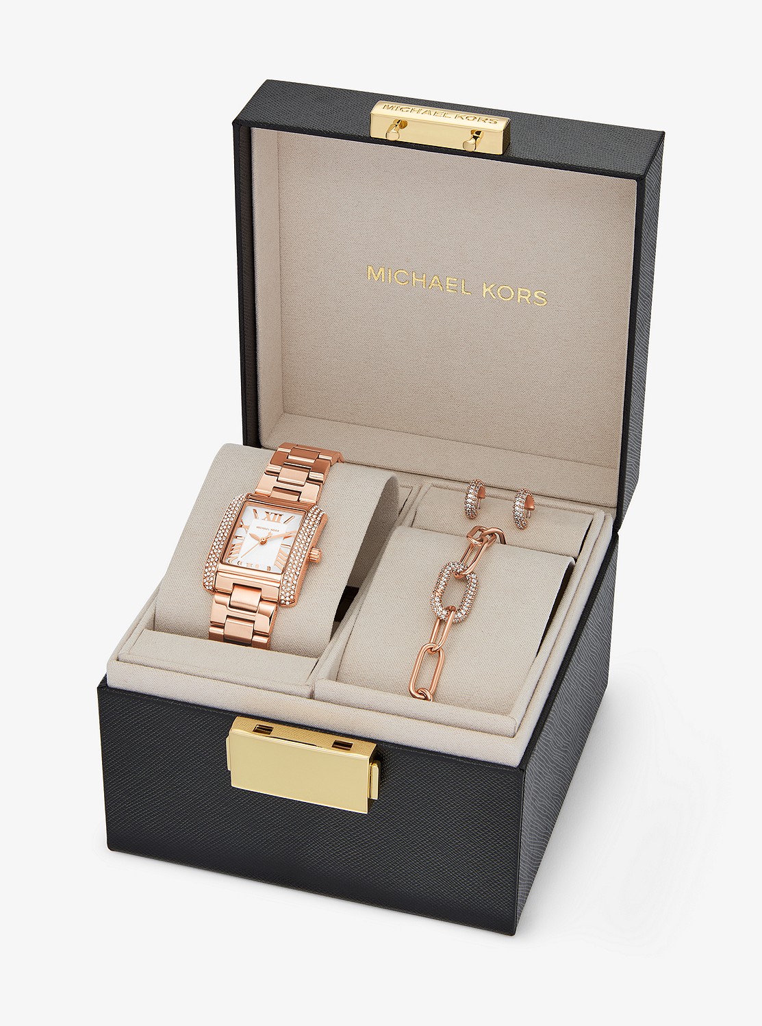 MICHAEL KORS EMERY ウォッチ ジュエリーギフト 公式アウトレット】PETITE EMERY ローズゴールドトーン ウォッチ