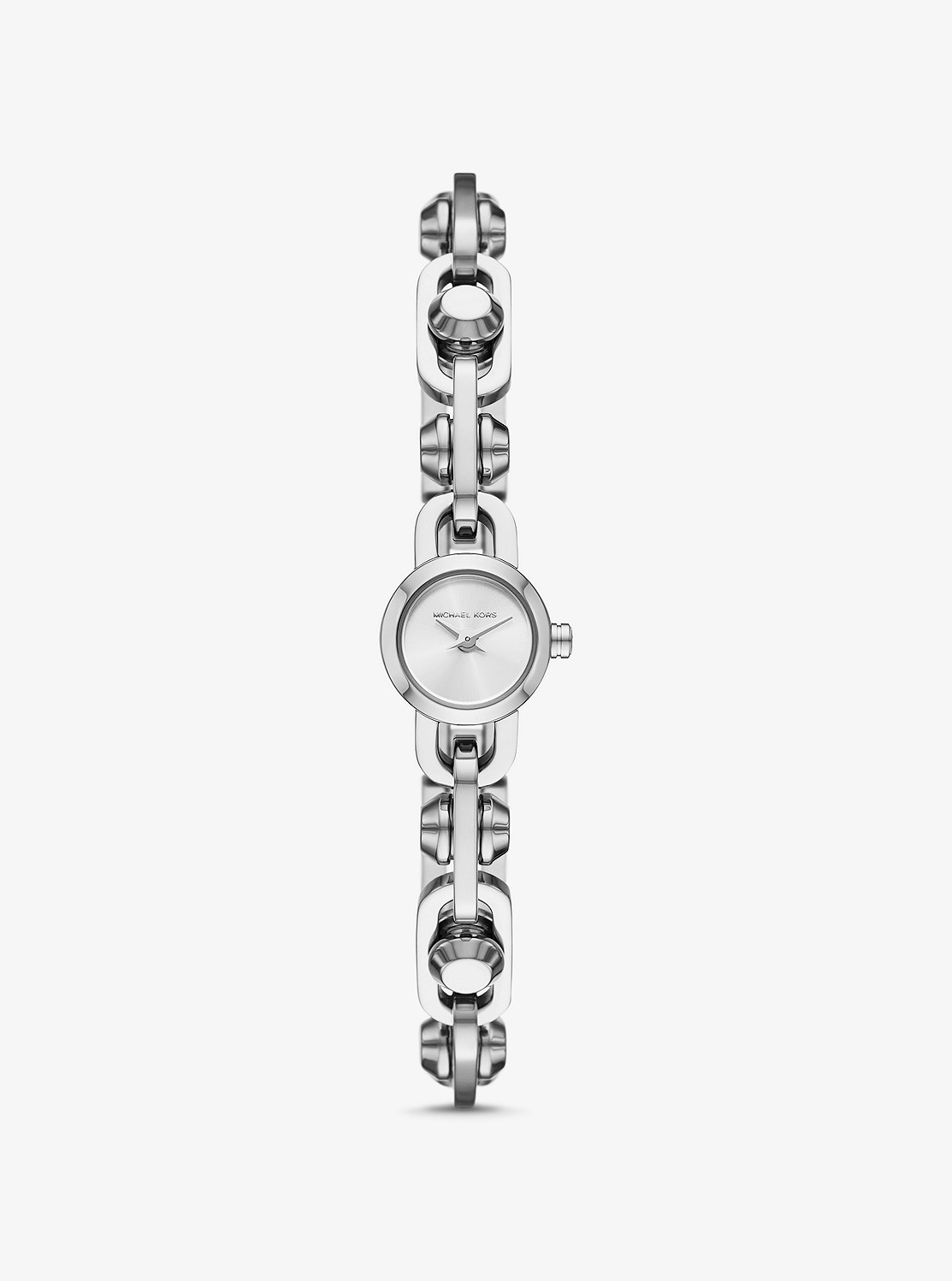 MICHAEL KORS 腕時計 スターリングシルバーブレスレット付き MICHAEL KORS｜MINI ASTOR LINK シルバートーン ブレスレット