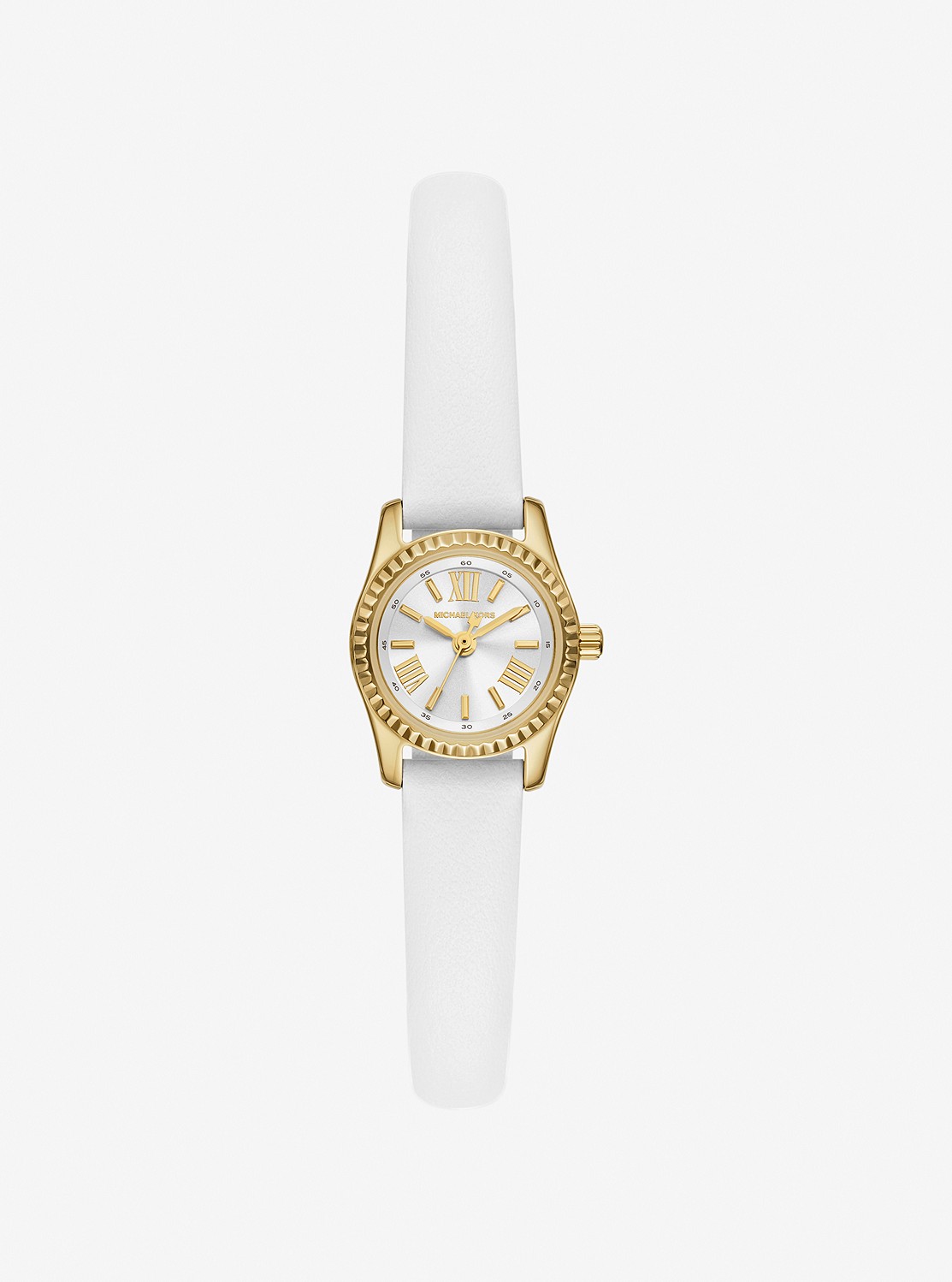 MICHAEL KORS LEXINGTON ミニウォッチ MINI LEXINGTON シルバートーン パヴェ ウォッチ | ウィメンズ