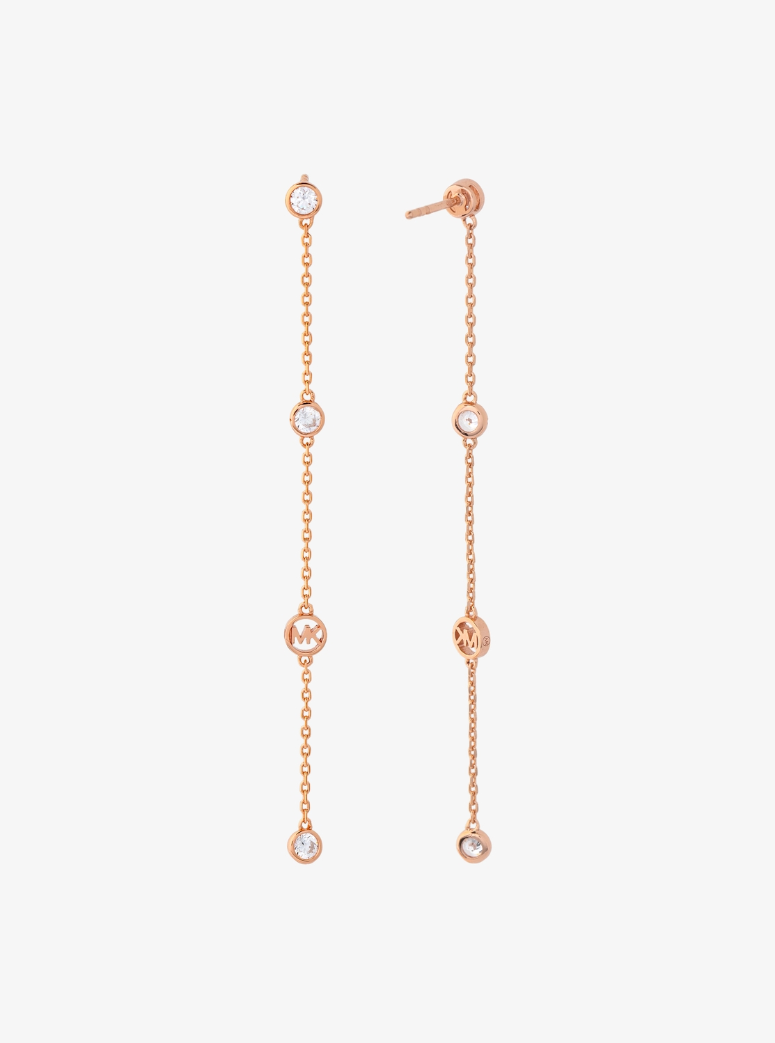 プレシャスメタル スターリング シルバー キュービック ジルコニア ドロップピアス|マイケル・コース(MICHAEL KORS)公式オンラインアウトレットストア 2