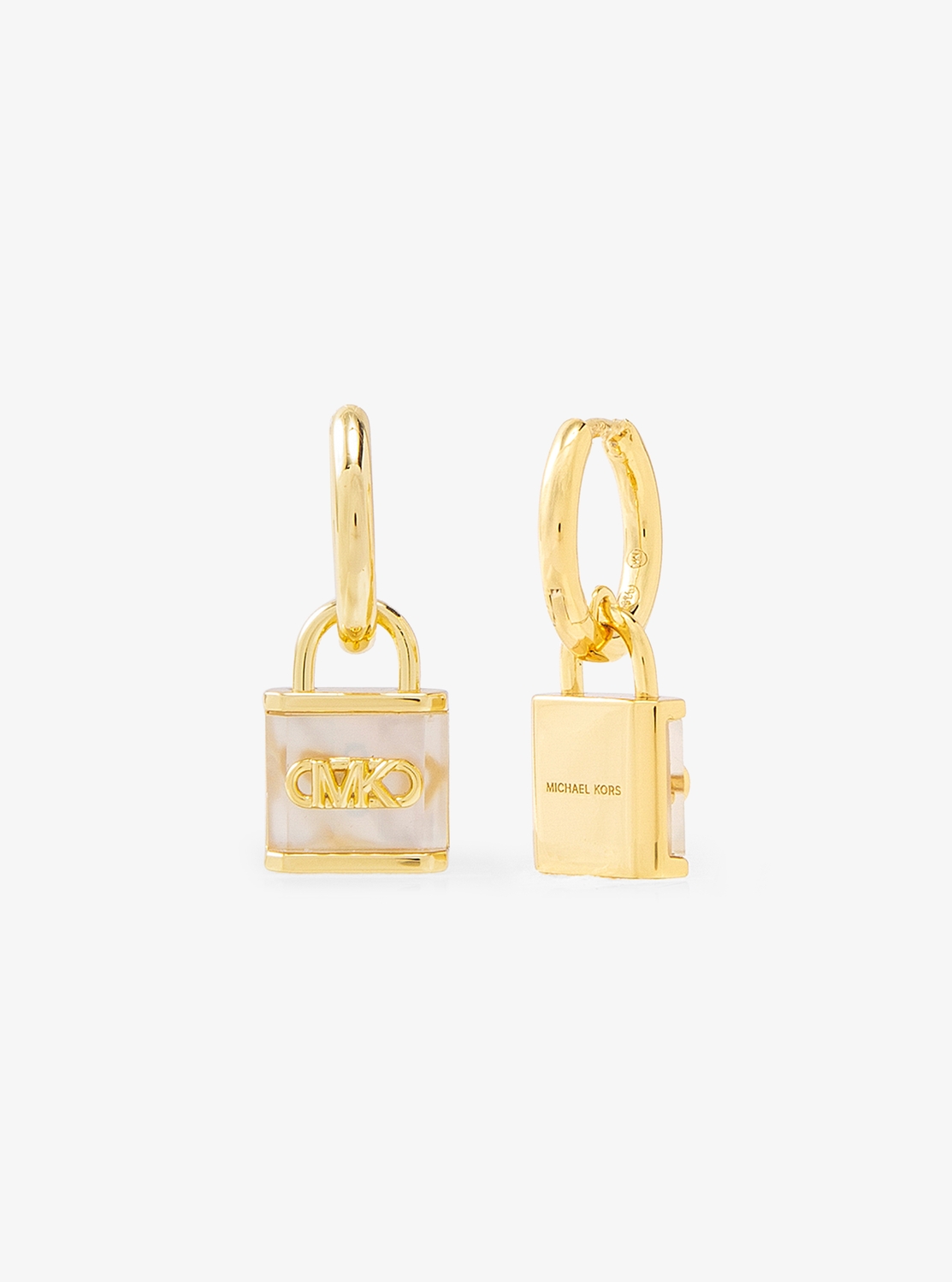 ゴールド ホワイト ロック ハギードロップピアス|マイケル・コース(MICHAEL KORS)公式オンラインアウトレットストア 2