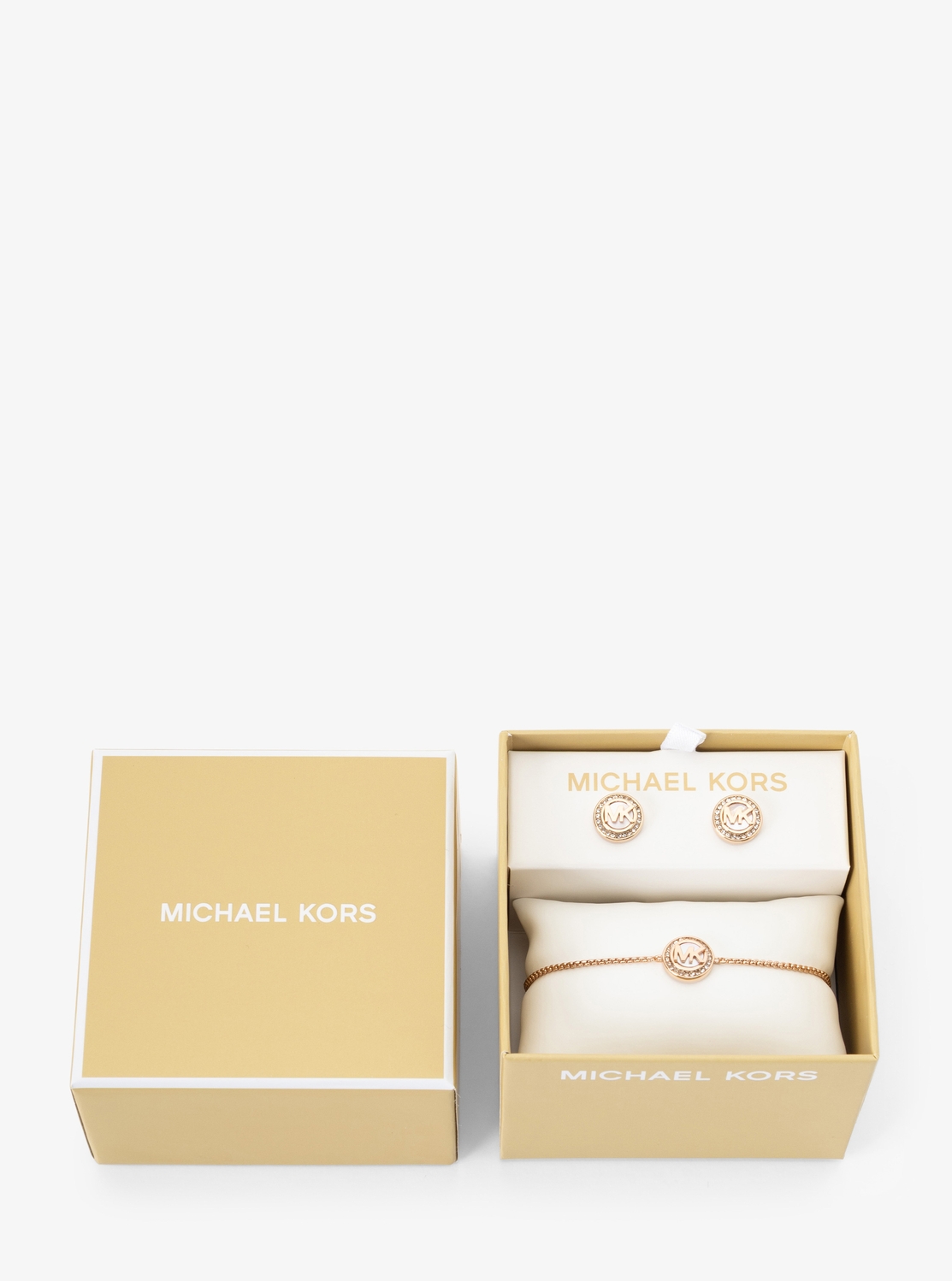 MICHAEL KORS 時計 ピアス ブレスレット 公式アウトレット】サークルロゴ マザーオブパール スライダー