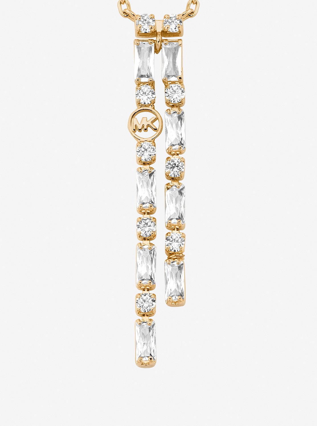 パヴェ バゲット ゴールドトーン ドロップ ネックレス|マイケル・コース(MICHAEL KORS)公式オンラインアウトレットストア 2