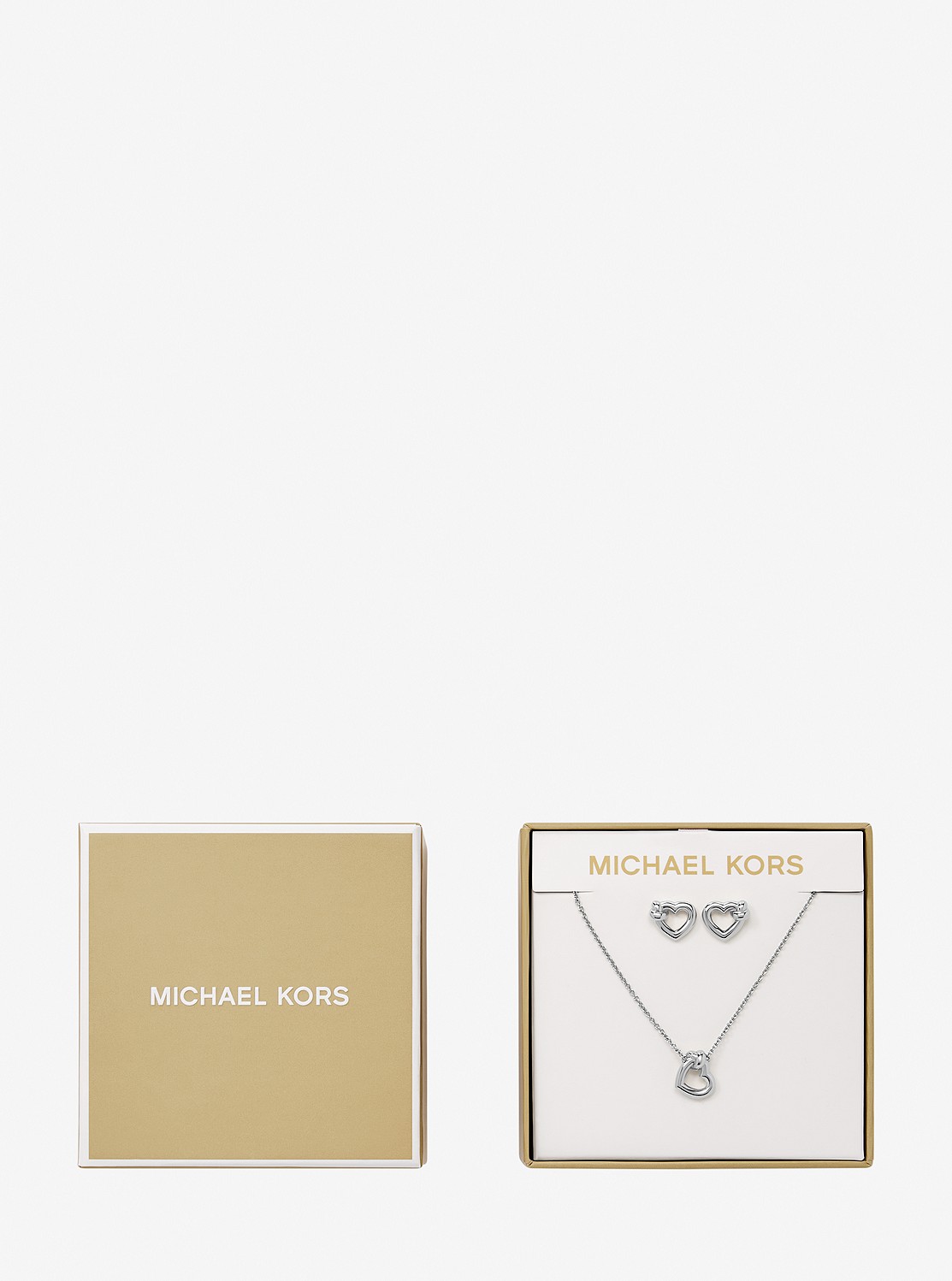 【未使用品】MICHAEL KORS ネックレスとイヤリングセット マイケルコース Michael Kors ネックレス ピアス MKC1260AN710