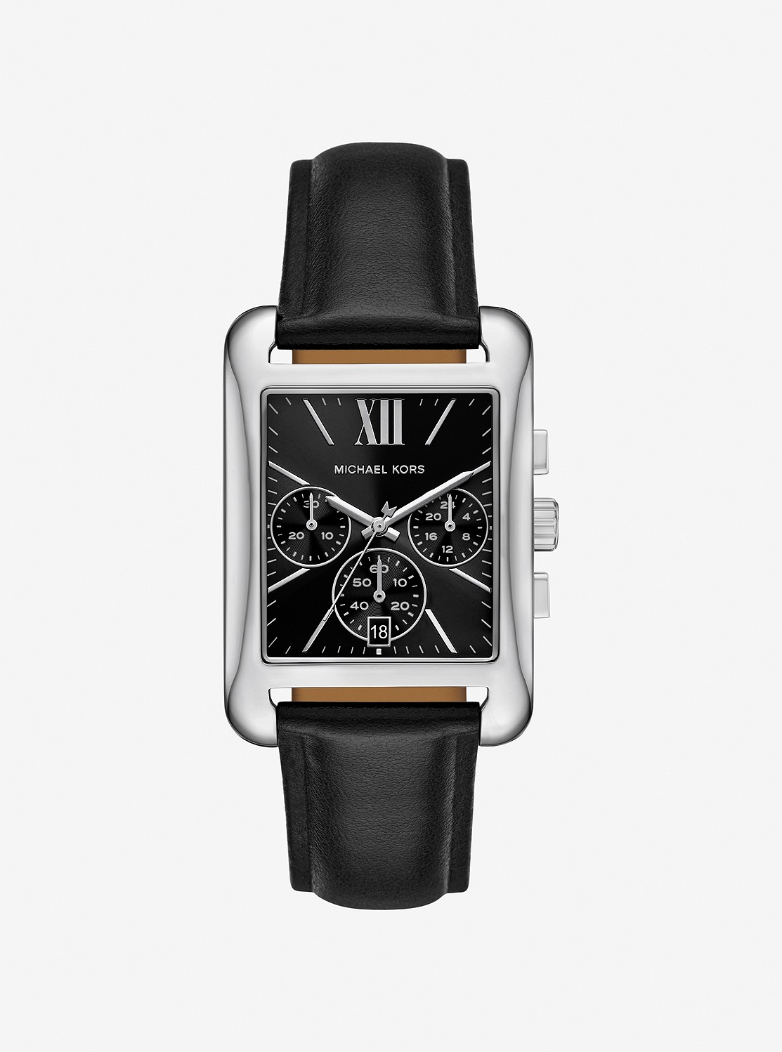 MONROE シルバートーン レザーウォッチ