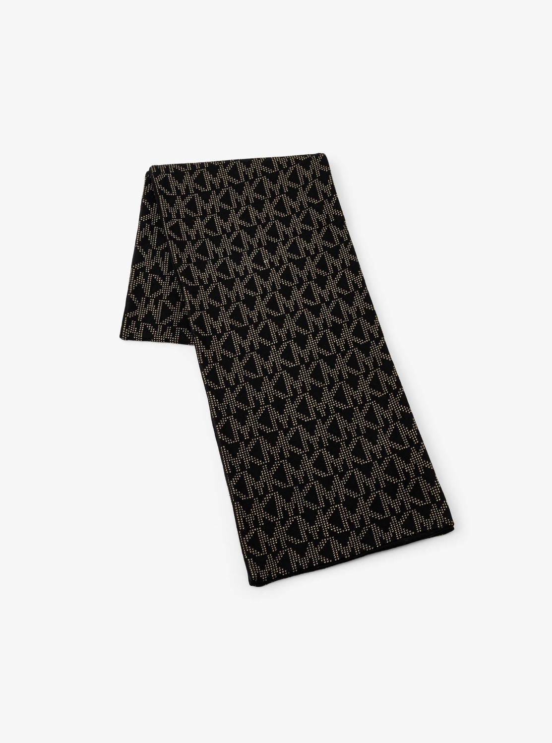 マイケルコース MICHAEL KORS マフラー ロゴ 34015 ラッピング不可 MICHAEL KORSマイケルコース ロゴ ニットキャップ＆マフラー 並行