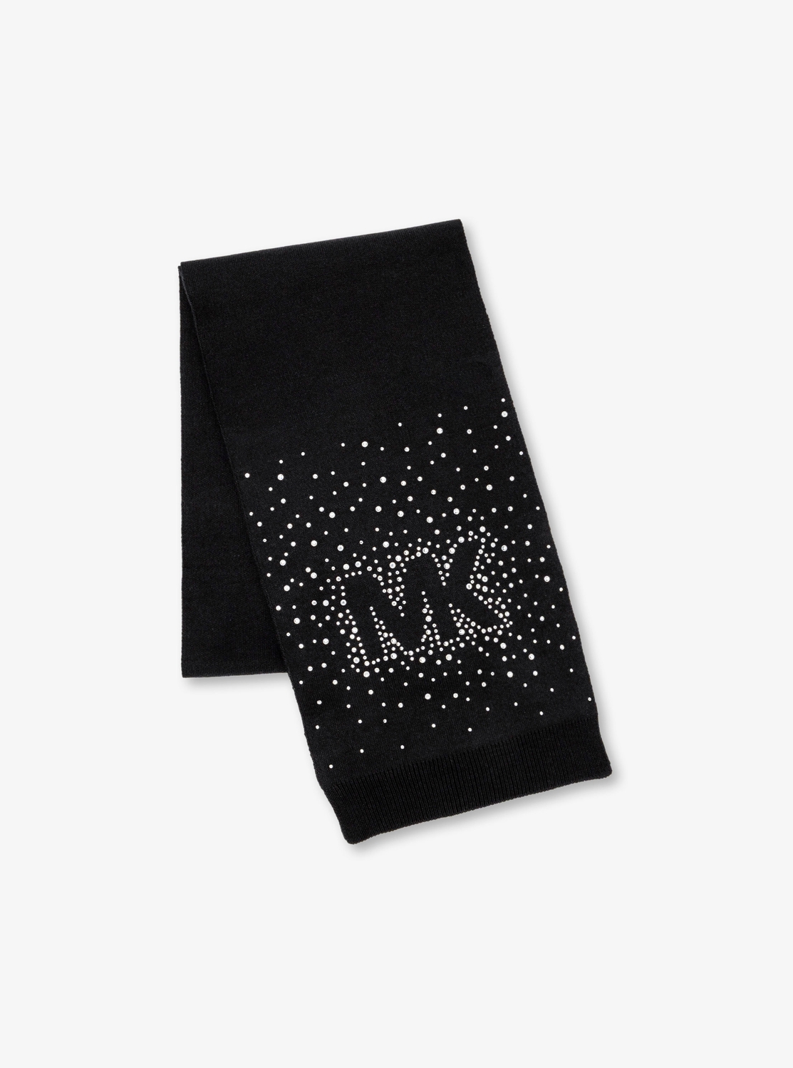 MK ラインストーンロゴ マフラー&ビーニー&ヘアバンド セット