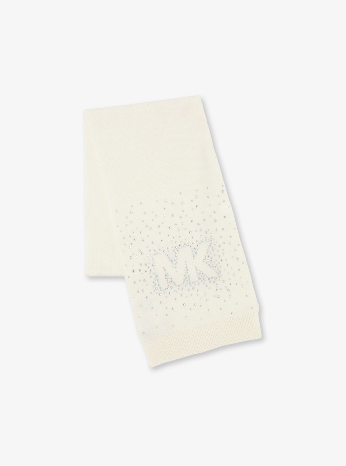 MK ラインストーンロゴ マフラー&ビーニー&ヘアバンド セット