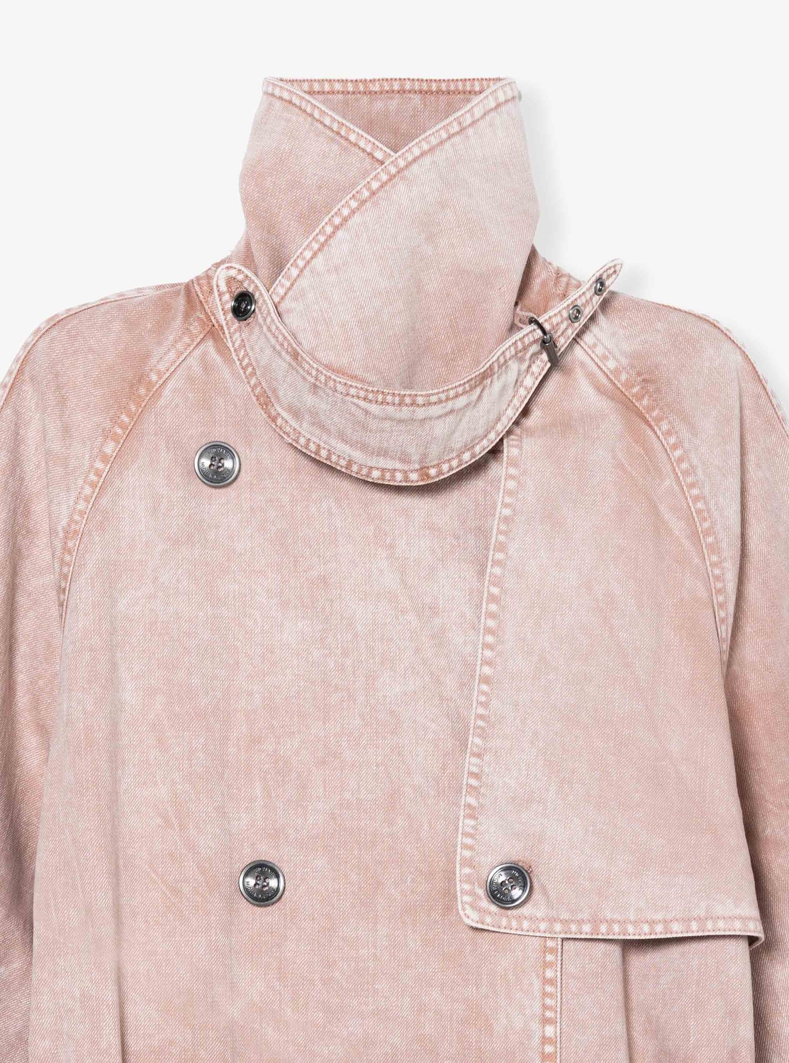 公式アウトレット】ガーメントダイ デニム トレンチコート - アウター