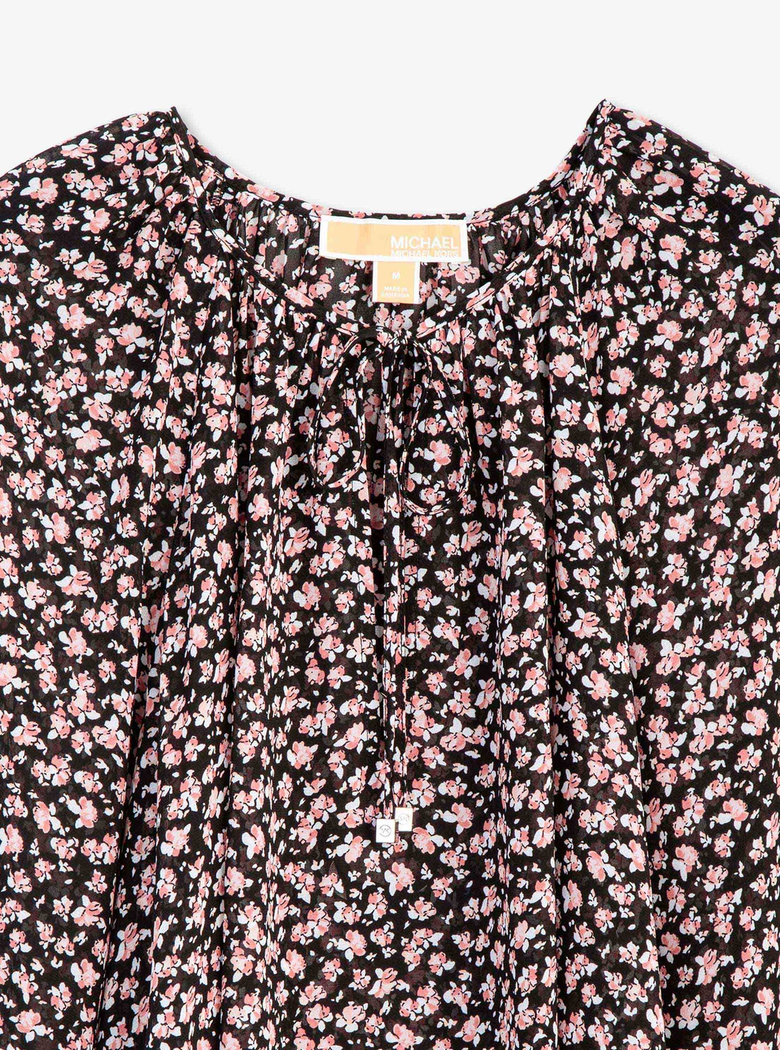 公式アウトレット】フローラル ジョーゼット フレア スリーブ ブラウス