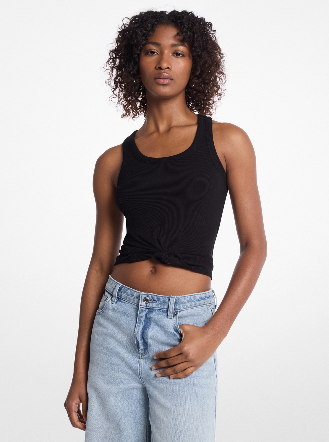 マイケルコース タンクトップ 水色 クレージュ ライトブルー タンクトップ マイケルコース タンクトップ 水色 クレージュ ライトブルー タンク