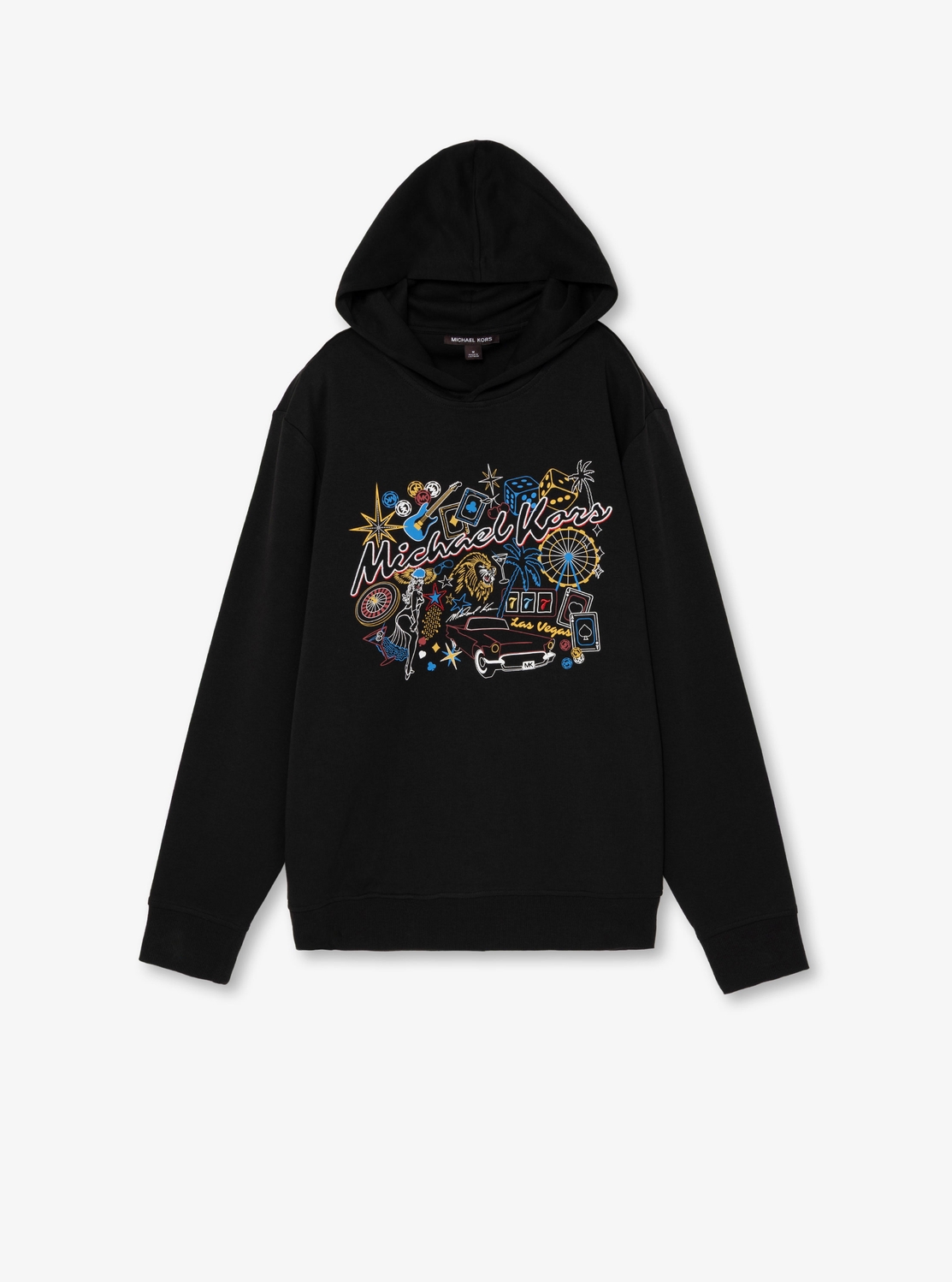 MICHAEL KORS マイケルコース メタリック ロゴ フーディ ドレス MICHAEL KORS（マイケルコース）の「メタリック ロゴ フーディ