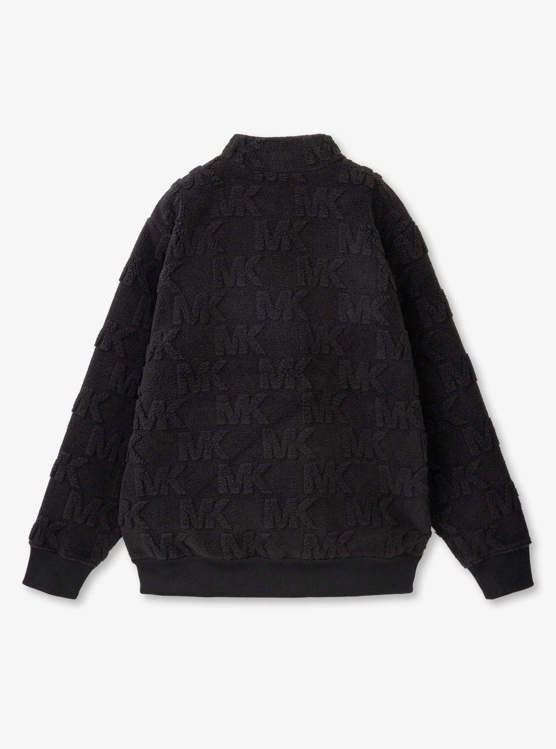 メンズウェア MK 公式アウトレット】MKエンボスロゴ シェルパ モックネック ジップ