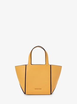 MKほぼ新品バッグ！袋付き！ MICHAEL KORS CHARLOTTE TOP ZIP SHOULDER TOTE BAG HANDBAG MK OPTIC