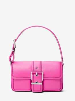 【超特価!】MKマイケルコース 銀レオパード柄ホルター高低ミディ レオパード（ヒョウ柄） Michael Kors(マイケルコース) 財布