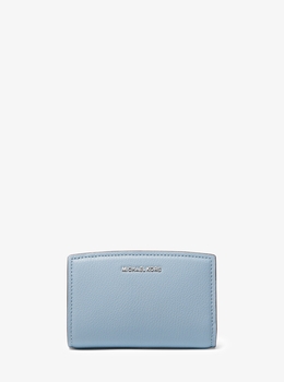 MICHAEL KORS コインウォレット ミディアム ペールブルー/ネイビー MICHAEL KORS コインウォレット ミディアム ペールブルー