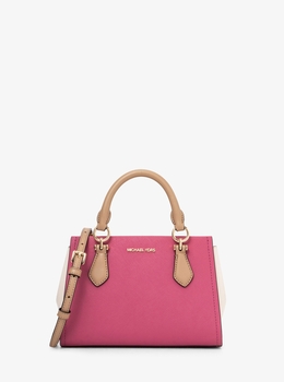MICHAEL KORS ボディバッグ Michael Kors Rose Small Oval Camera Xbody Bag Vegan Faux Leather