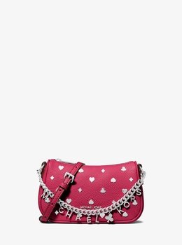 極美品✨マイケルコース　ピンク　ショルダーバッグ　レザー　チェーン　クロスボディ MICHAEL KORS / マイケルコース チェーンショルダーバッグ