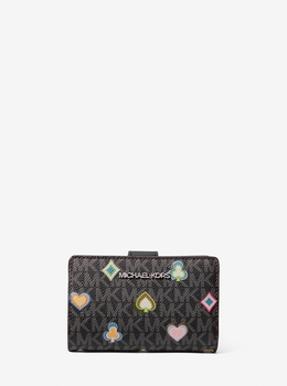 新品☆MICHAEL KORS 折り財布　グリーン レザー 折り財布 新品☆MICHAEL KORS 折り財布 グリーン レザー 折り財布