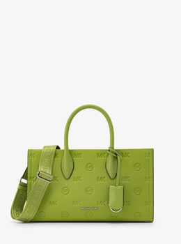 マイケルコース 35S0GYZS3L ハンドバッグ ライトグリーン  Michael Kors ショルダーバッグ サッチェル 公式アウトレット】MIRREN サッチェル スモール - MKシグネチャー