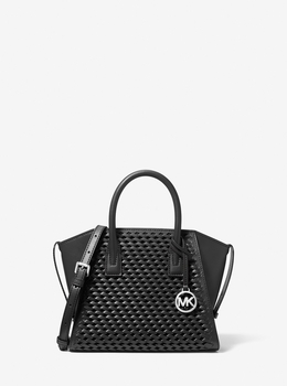 ★SALE【国内発送】マイケルコース☆AVRIL レザー2way バッグ 公式アウトレット】AVRIL ペブルレザー サッチェル スモール
