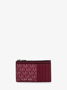 未使用級❗️　マイケルコース　COOPER　スマートフォン ウォレット　長財布 MICHAEL KORS 財布 COOPER ぺブル レザー リスレット メンズ